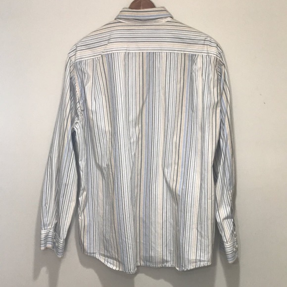 Joseph Abboud JOE Mens 100% Cotton Striped Dress Shirt Size XXL - Picture 4 of 8